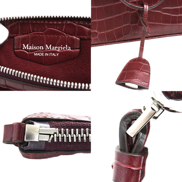 メゾンマルジェラ バッグ レディース 5AC クラシック ミニ クロスボディバッグ レザー ボルドー Maison Margiela 中古