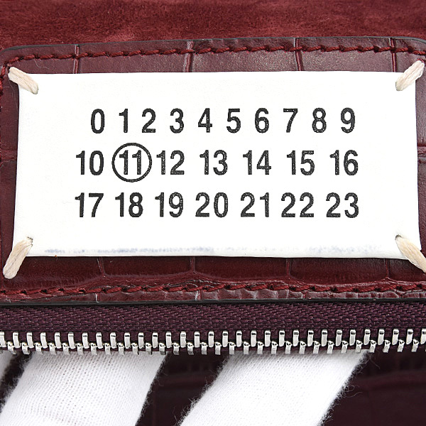 メゾンマルジェラ バッグ レディース 5AC クラシック ミニ クロスボディバッグ レザー ボルドー Maison Margiela 中古