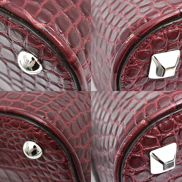 メゾンマルジェラ バッグ レディース 5AC クラシック ミニ クロスボディバッグ レザー ボルドー Maison Margiela 中古