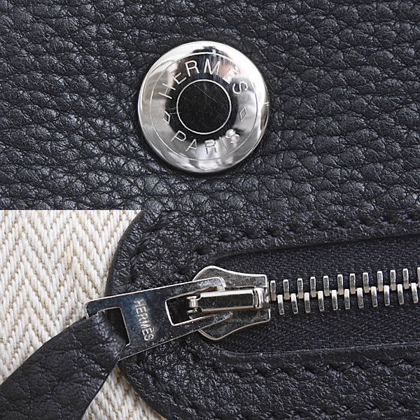 エルメス バッグ レディース メンズ ネゴンダ ガーデンパーティPM トートバッグ ブラック HERMES 中古