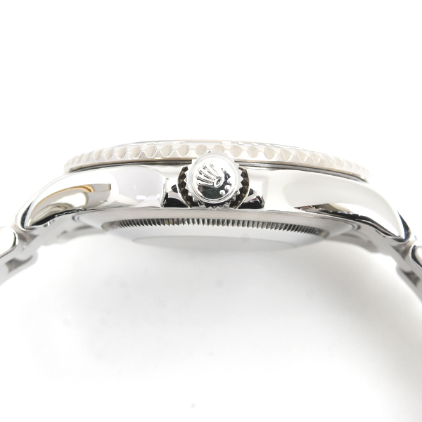 ロレックス 時計 メンズ ヨットマスター ロレジウム K番 自動巻 シルバー文字盤 ROLEX 16622 SS×PT 中古