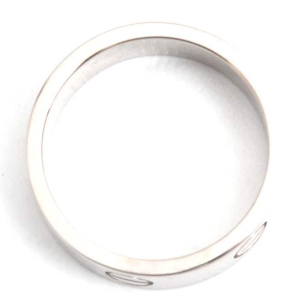 カルティエ 指輪 レディース ラブリング 57号 ホワイトゴールド Cartier 750WG 中古