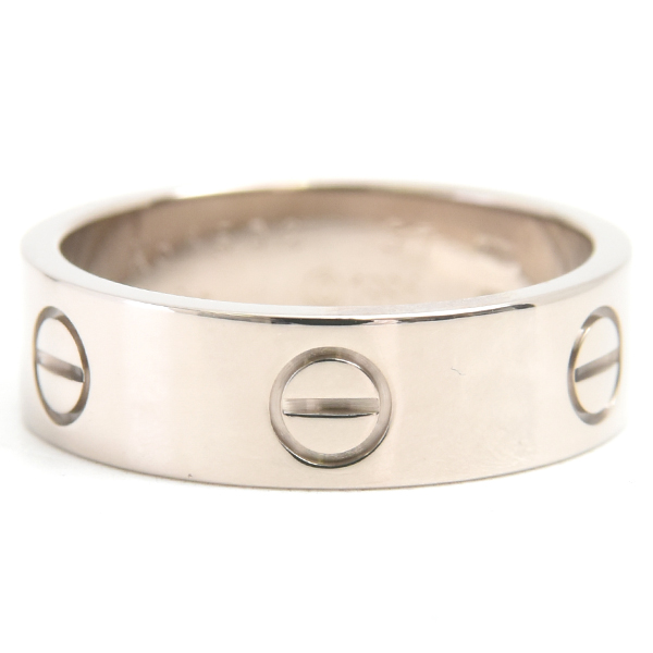 カルティエ 指輪 レディース ラブリング 57号 ホワイトゴールド Cartier 750WG 中古