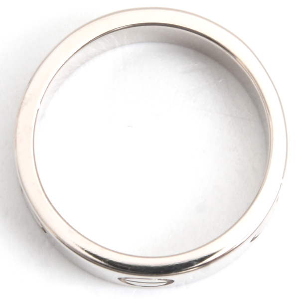 カルティエ 指輪 レディース ラブリング 51号 ホワイトゴールド Cartier 750WG 中古