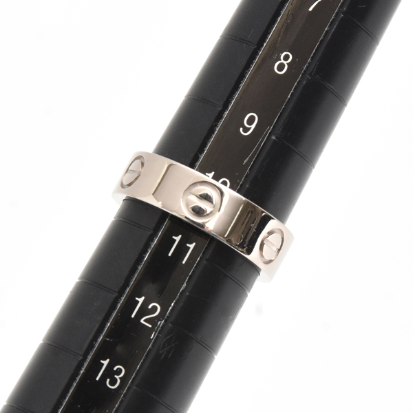 カルティエ 指輪 レディース ラブリング 51号 ホワイトゴールド Cartier 750WG 中古