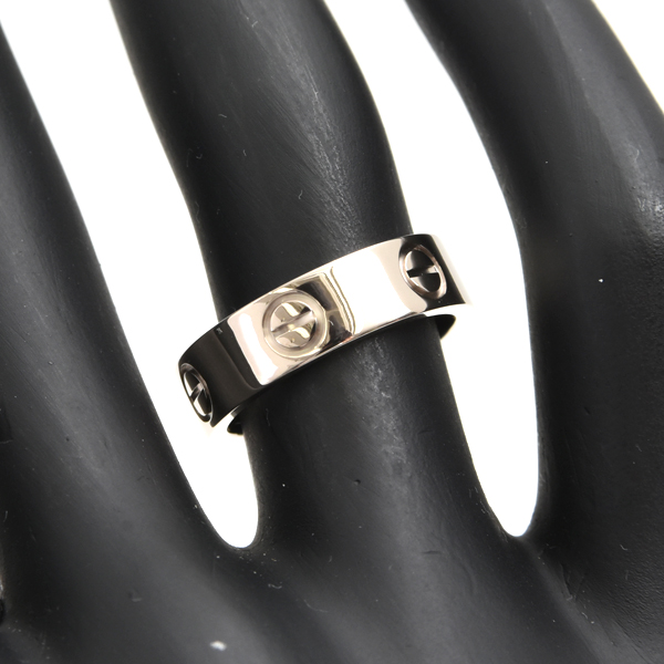 カルティエ 指輪 レディース ラブリング 51号 ホワイトゴールド Cartier 750WG 中古