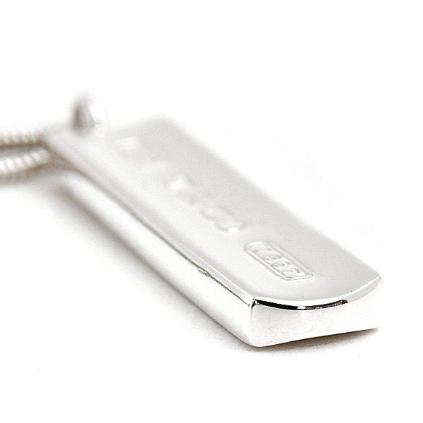 ティファニー ネックレス レディース 1837 ナローバー ラウンドスネークチェーン ペンダント スターリングシルバー TIFFANY SV925 中古