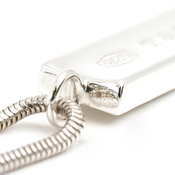 ティファニー ネックレス レディース 1837 ナローバー ラウンドスネークチェーン ペンダント スターリングシルバー TIFFANY SV925 中古