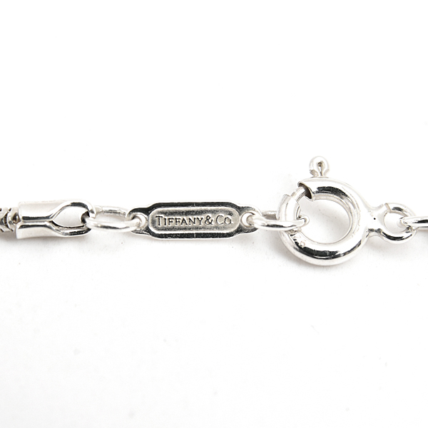 ティファニー ネックレス レディース 1837 ナローバー ラウンドスネークチェーン ペンダント スターリングシルバー TIFFANY SV925 中古