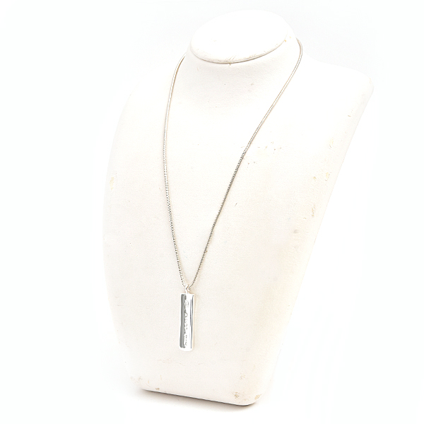 ティファニー ネックレス レディース 1837 ナローバー ラウンドスネークチェーン ペンダント スターリングシルバー TIFFANY SV925 中古