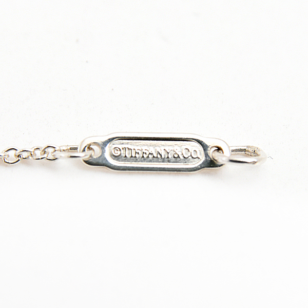 ティファニー ネックレス レディース リターン トゥ ブルー ダブル ハート タグ ペンダント ミニ スターリングシルバー TIFFANY SV925 中古