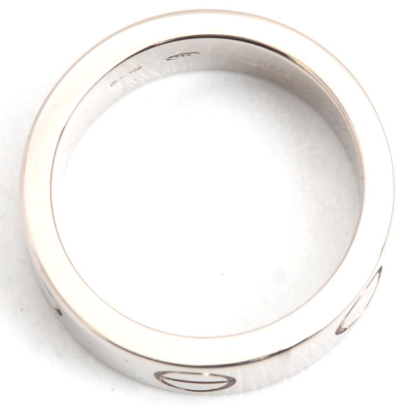 カルティエ 指輪 レディース ラブリング 47号 ホワイトゴールド Cartier 750WG 中古