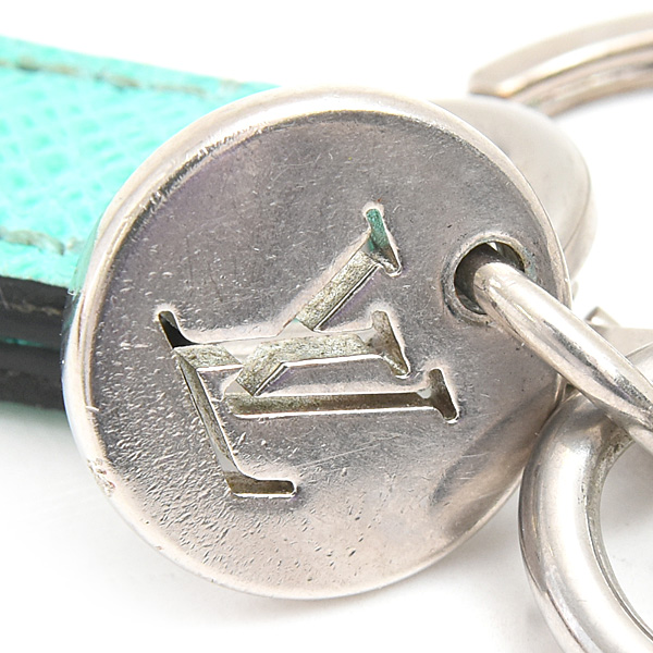 ルイヴィトン キーホルダー メンズ タイガラマ ポルトクレ スリム ドラゴンヌ バッグチャーム グリーン系 Louis Vuitton M01105 中古AB級品