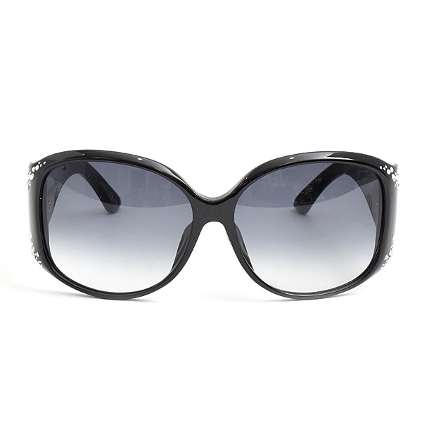 クリスチャンディオール サングラス レディース ラインストーン ブラック プラスチック 8077JJ Christian Dior 中古