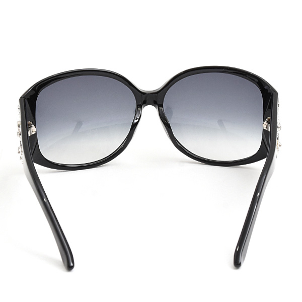 クリスチャンディオール サングラス レディース ラインストーン ブラック プラスチック 8077JJ Christian Dior 中古