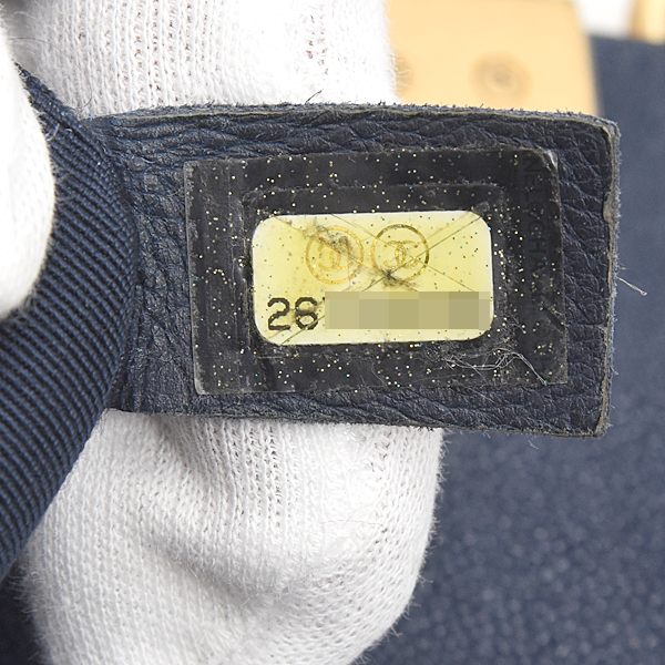 シャネル バッグ レディース ボーイシャネル チェーンショルダーバッグ キャビアスキン ネイビー CHANEL 中古