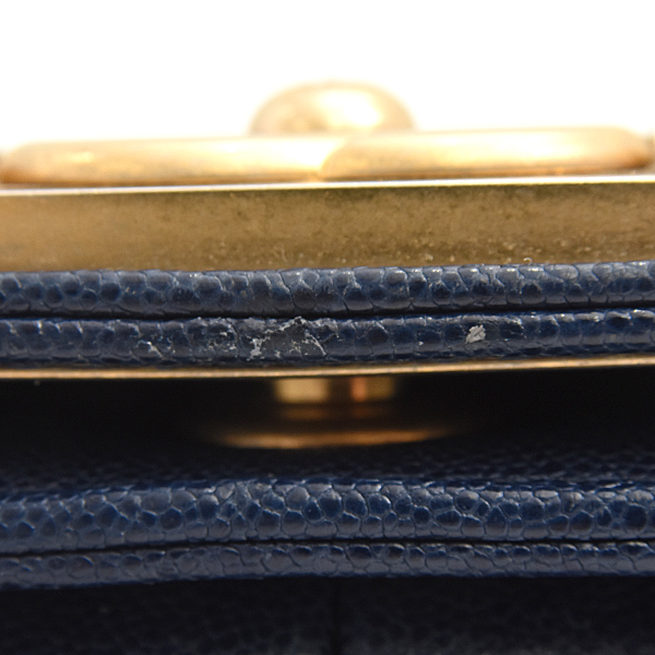 シャネル バッグ レディース ボーイシャネル チェーンショルダーバッグ キャビアスキン ネイビー CHANEL 中古