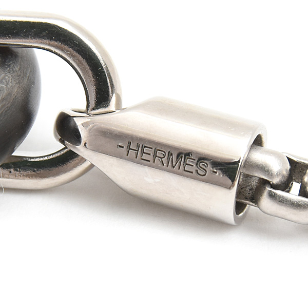エルメス ブレスレット レディース メンズ バッファローホーン メリメロ Hキューブ メタル HERMES 中古
