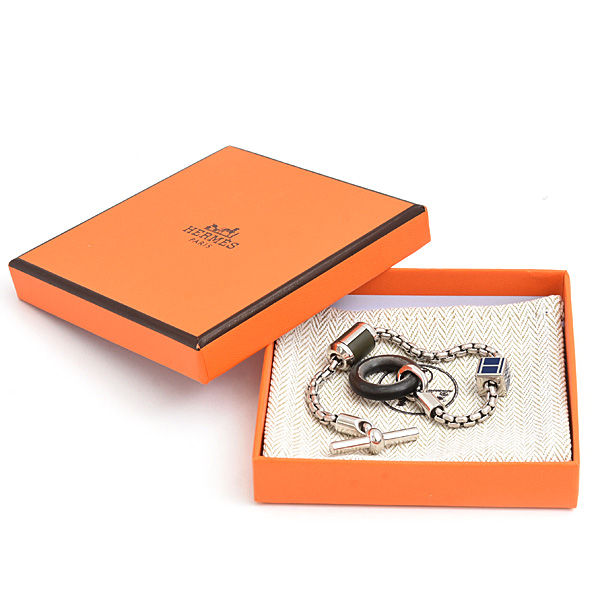 エルメス ブレスレット レディース メンズ バッファローホーン メリメロ Hキューブ メタル HERMES 中古