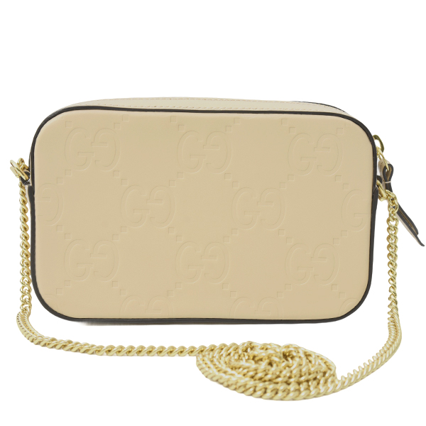 グッチ バッグ レディース GGミニショルダーバッグ ジャンボGG グッチシマ レザー ベージュ GUCCI 781554 未使用展示品