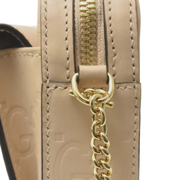 グッチ バッグ レディース GGミニショルダーバッグ ジャンボGG グッチシマ レザー ベージュ GUCCI 781554 未使用展示品