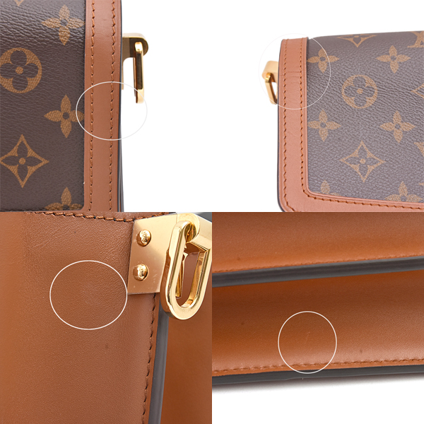 ルイヴィトン バッグ レディース モノグラムリバース ドーフィーヌMM ショルダーバッグ Louis Vuitton M45958 中古