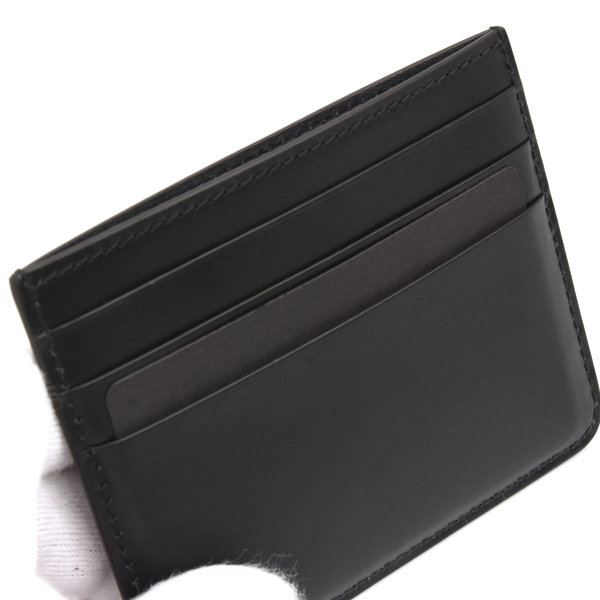 カルティエ カードケース メンズ Cドゥカルティエ シンプルカードホルダー カーフ ブラック Cartier L3001870 未使用展示品