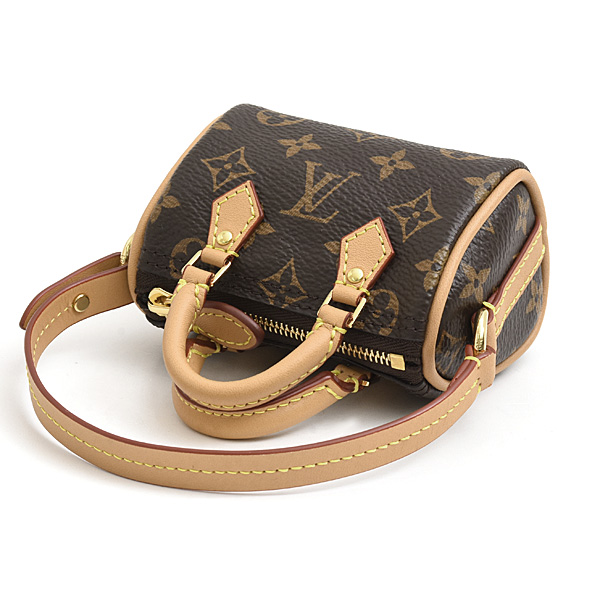 ルイヴィトン 小物 レディース モノグラム ビジューサック マイクロスピーディ バッグチャーム Louis Vuitton M00544 中古