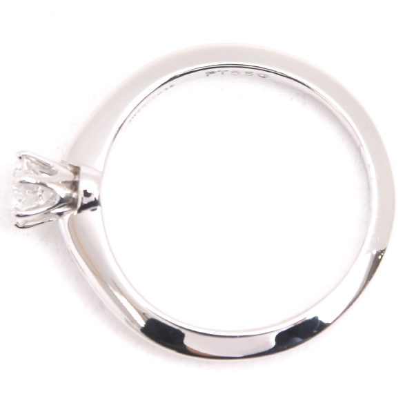 ティファニー 指輪 レディース ソリティア 立爪ダイヤ リング 8号 D0.25ct プラチナ TIFFANY PT950 中古