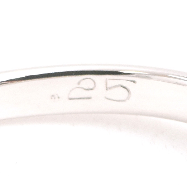ティファニー 指輪 レディース ソリティア 立爪ダイヤ リング 8号 D0.25ct プラチナ TIFFANY PT950 中古
