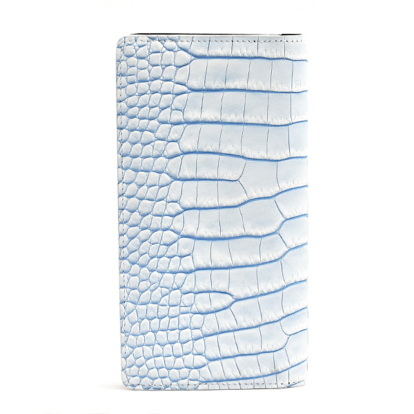 ルイヴィトン 財布 ポルトフォイユ ブラザ 二つ折り長財布 クロコダイル マット ブルー系 Louis Vuitton N80786 中古