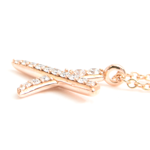 ティファニー ネックレス レディース パロマピカソ キス ダイヤ ネックレス ピンクゴールド TIFFANY 750PG 中古