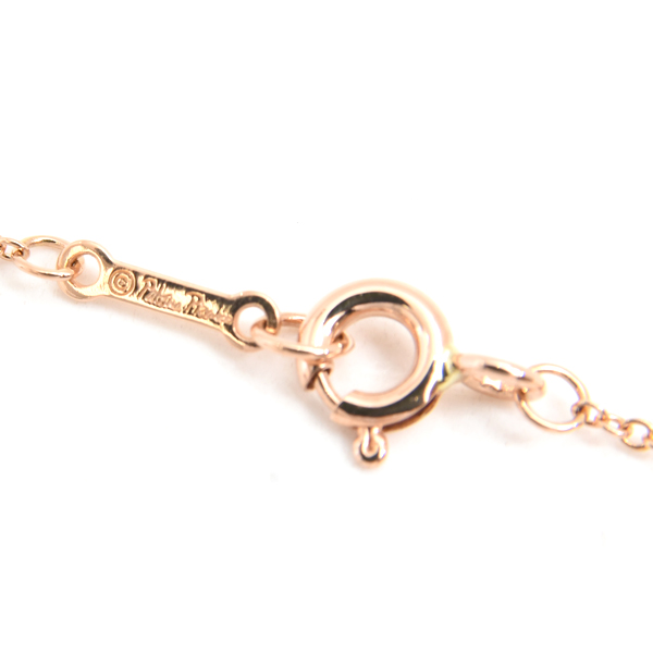 ティファニー ネックレス レディース パロマピカソ キス ダイヤ ネックレス ピンクゴールド TIFFANY 750PG 中古