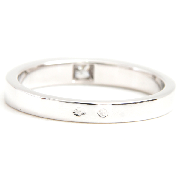 カルティエ 指輪 メンズ タンク 1Pダイヤモンド リング 59号 ホワイトゴールド Cartier 750WG 中古