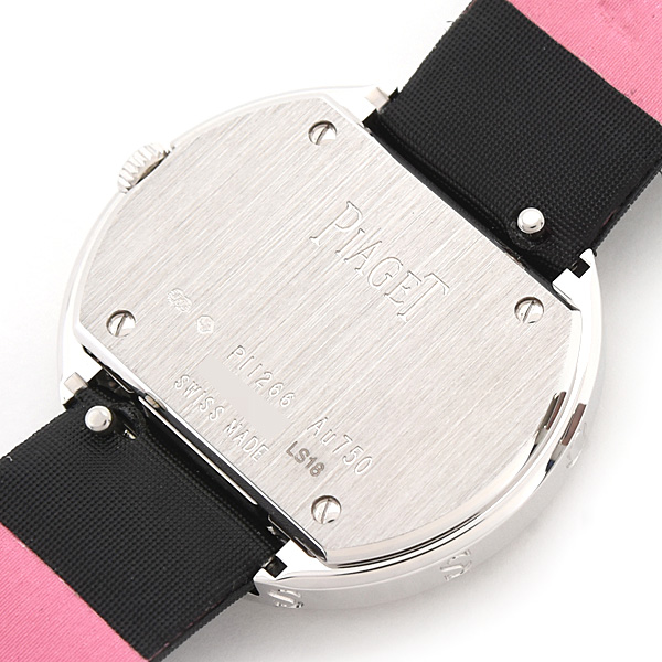 ピアジェ 時計 レディース ポセション 7Pダイヤ 電池式 シルバー文字盤 ホワイトゴールド PIAGET P11266 750WG 中古