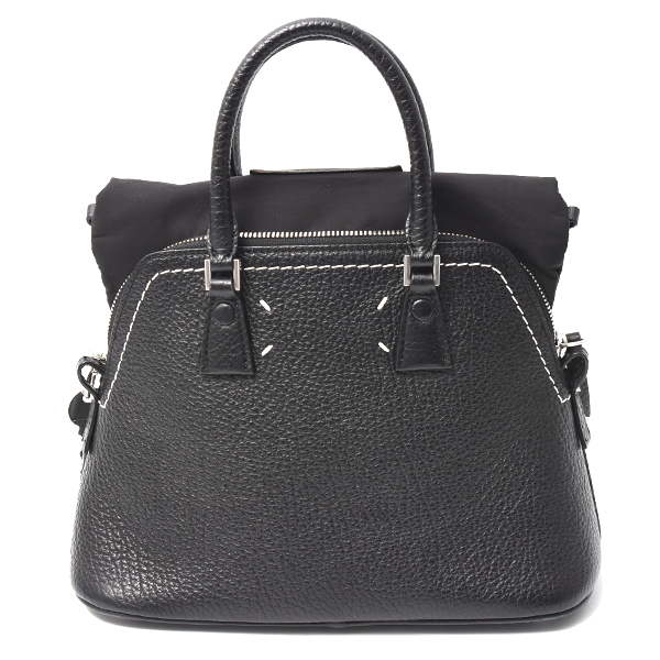 メゾンマルジェラ バッグ メンズ レディース 5ACミニ 2WAYショルダーバッグ ブラック Maison Margiela 中古