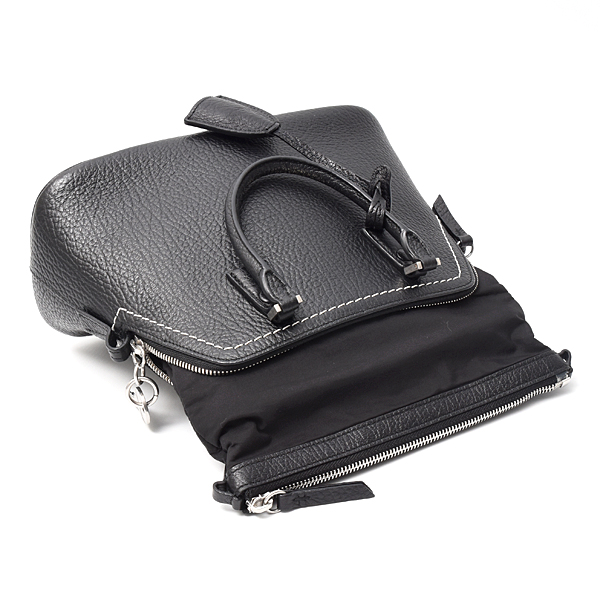 メゾンマルジェラ バッグ メンズ レディース 5ACミニ 2WAYショルダーバッグ ブラック Maison Margiela 中古