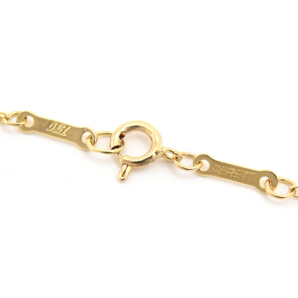 ティファニー ネックレス レディース バタフライ ペンダント エルサペレッティ イエローゴールド 750YG TIFFANY 中古