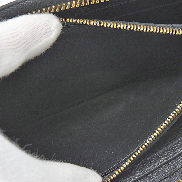ルイヴィトン 財布 レディース アンプラント ポルトフォイユ クレマンス 長財布 ノワール M60171 Louis Vuitton 中古