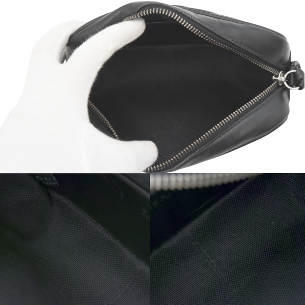 グッチ バッグ レディース メンズ ミニカメラバッグ ショルダーバッグ GGマーモント レザー ブラック 634936 GUCCI 中古