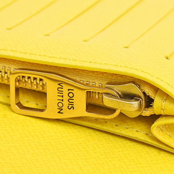 ルイヴィトン 財布 メンズ ダミエポップ ポルトフォイユブラザNM 二つ折り長財布 イエロー Louis Vuitton N40541 中古