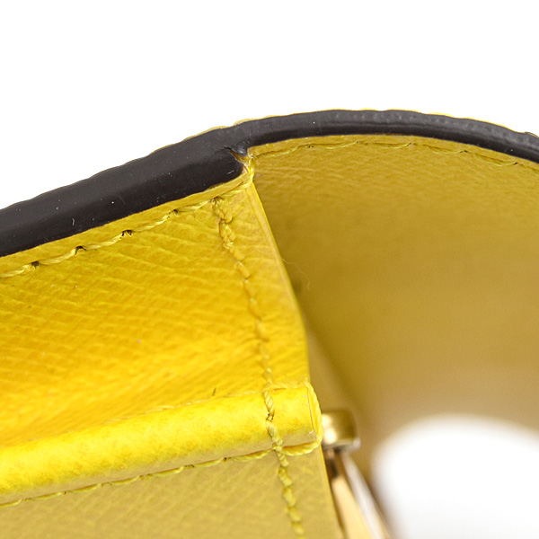 ルイヴィトン 財布 メンズ ダミエポップ ポルトフォイユブラザNM 二つ折り長財布 イエロー Louis Vuitton N40541 中古
