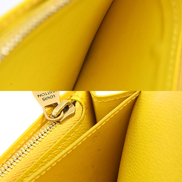 ルイヴィトン 財布 メンズ ダミエポップ ポルトフォイユブラザNM 二つ折り長財布 イエロー Louis Vuitton N40541 中古