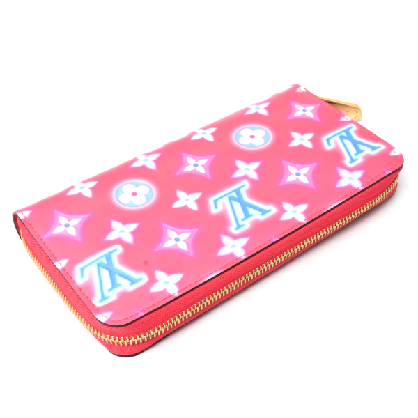 ルイヴィトン 財布 レディース ジッピー ウォレット ヴェルニ 長財布 2022年バレンタイン限定 フューシャネオン ピンク M81154 Louis Vuitton 中古