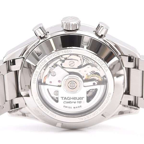 タグホイヤー 時計 メンズ カレラ クロノグラフ 自動巻 ステンレス TAG Heuer SS CBK2110.BA0715 中古