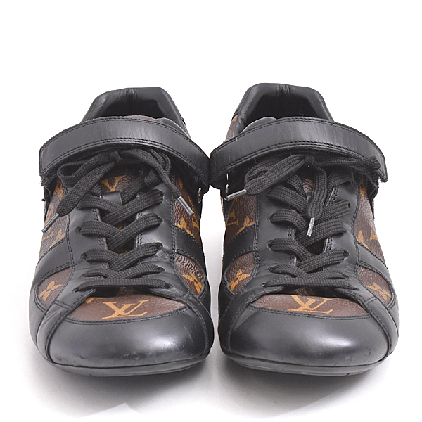 ルイヴィトン 靴 メンズ モノグラム ドライビングシューズ サイズ7 日本サイズ26cm Louis Vuitton 中古