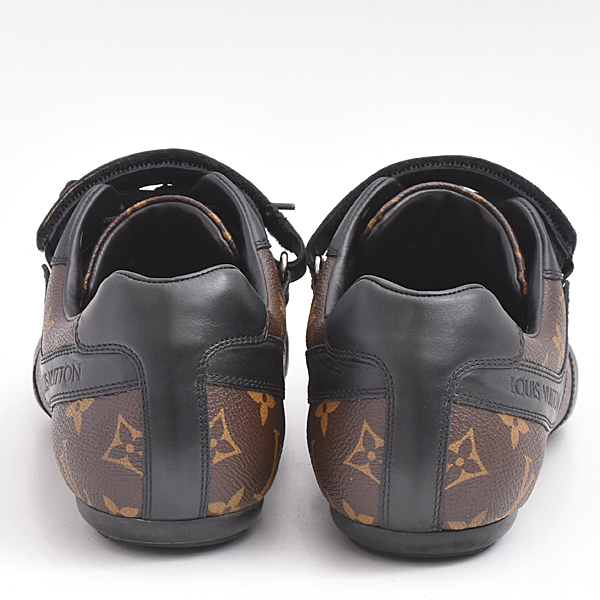 ルイヴィトン 靴 メンズ モノグラム ドライビングシューズ サイズ7 日本サイズ26cm Louis Vuitton 中古
