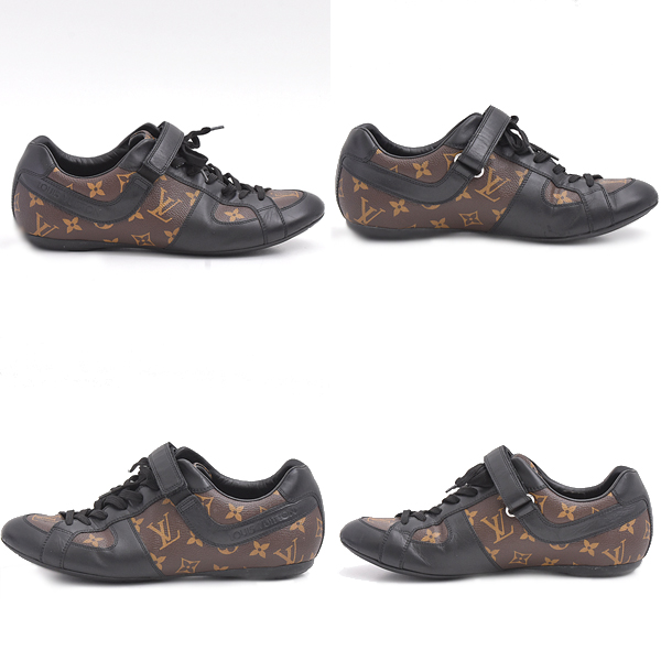 ルイヴィトン 靴 メンズ モノグラム ドライビングシューズ サイズ7 日本サイズ26cm Louis Vuitton 中古