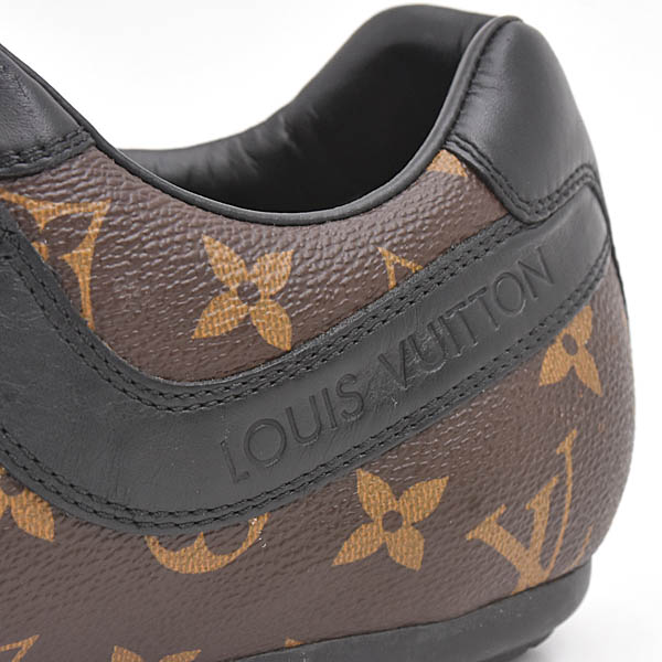 ルイヴィトン 靴 メンズ モノグラム ドライビングシューズ サイズ7 日本サイズ26cm Louis Vuitton 中古