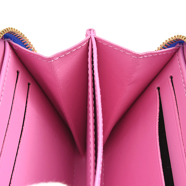 ルイヴィトン 財布 レディース モノグラムヴェルニ ジッピーコインパース 小銭入れ ミニウォレット ベイビーブルーネオン Louis Vuitton M81155 中古